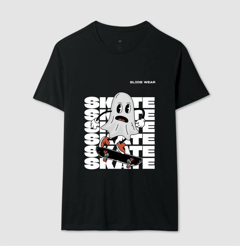 Camiseta Preta StreetWear Skate