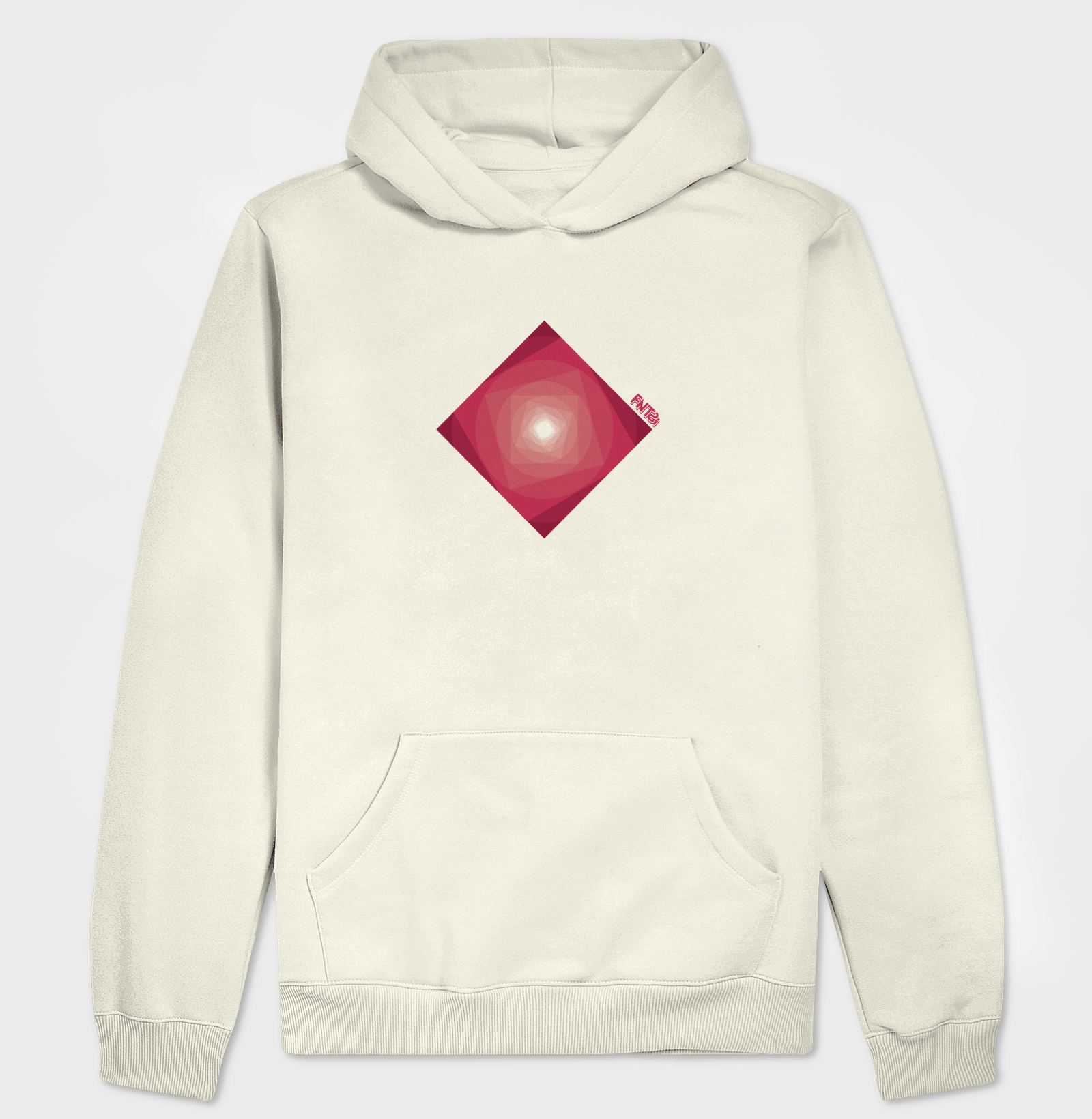 MOLETOM HOODIE SLIM "INFINITA FANTASIA " / MAGENTA MINIMAL