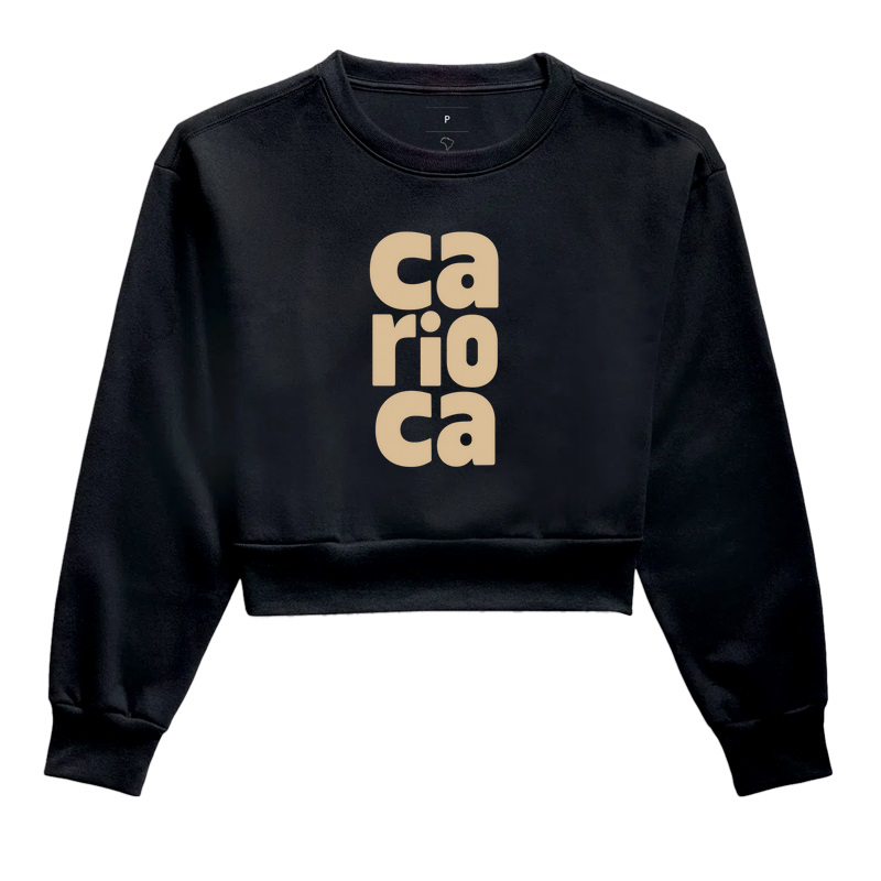Cropped Moletom Carioca