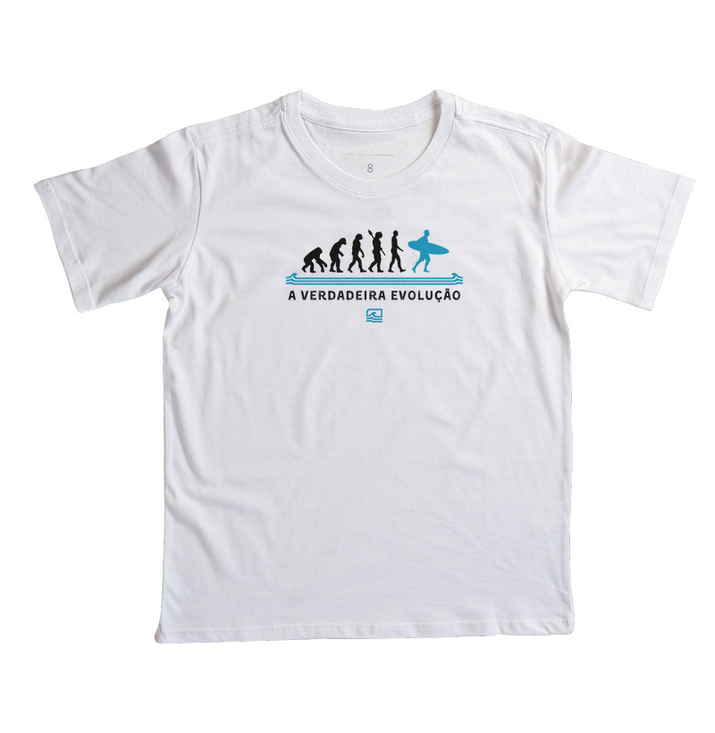 Camiseta Infantil "A Verdadeira Evolução"