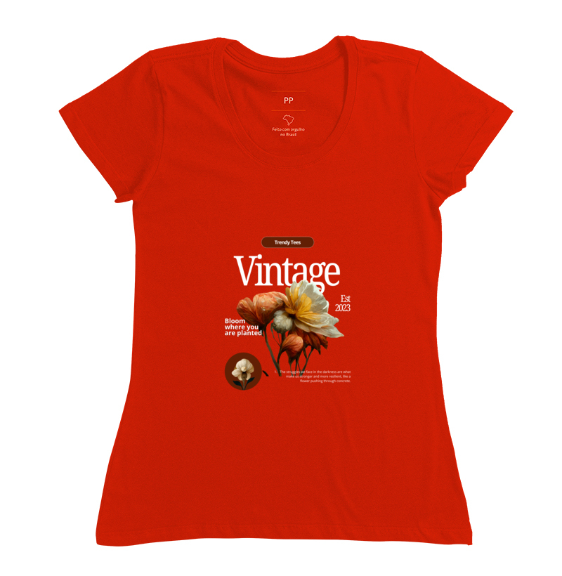 Camiseta Florescer em meio à escuridão