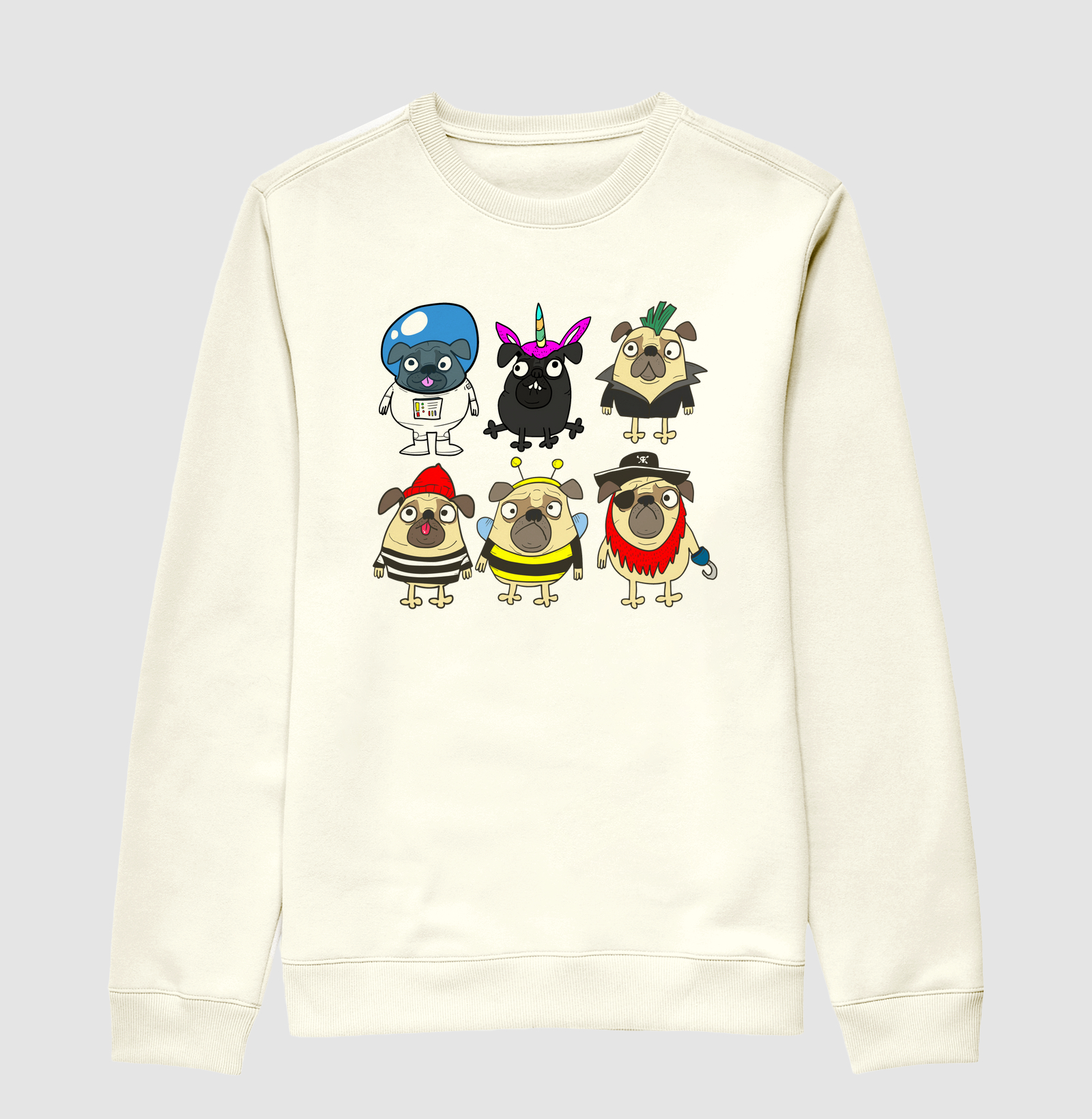 Moletom Sueter Funny Pug