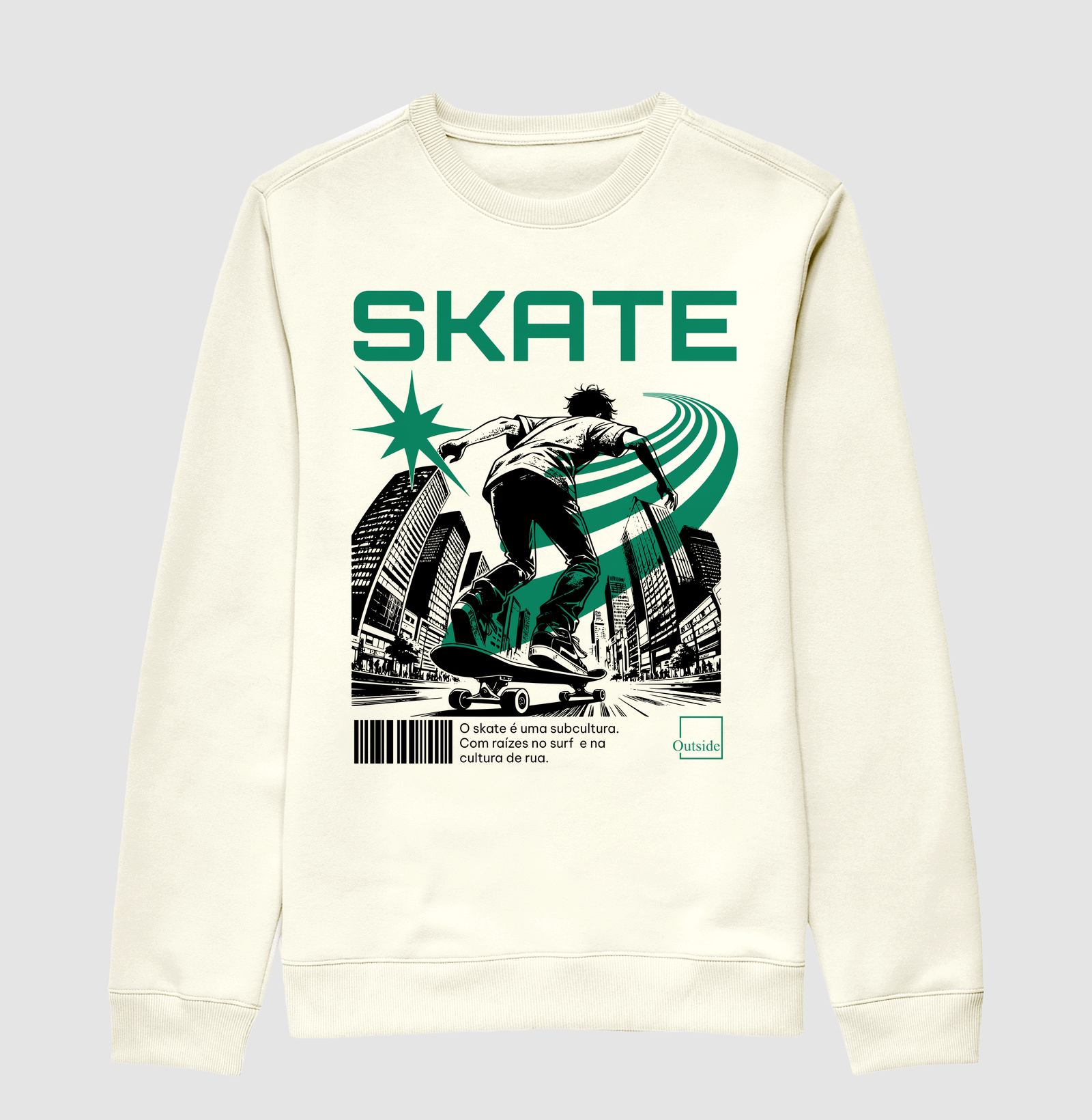 Moletom Gola Careca - Skate Subcultura