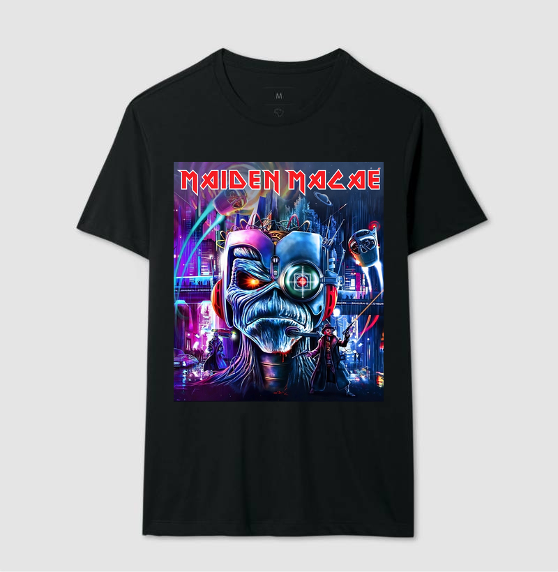 Camiseta Maiden Macaé Neon
