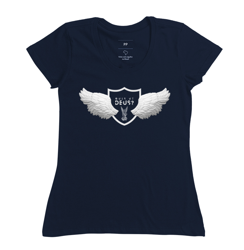 Camiseta Quis Ut Deus? SANTO CHIQUE
