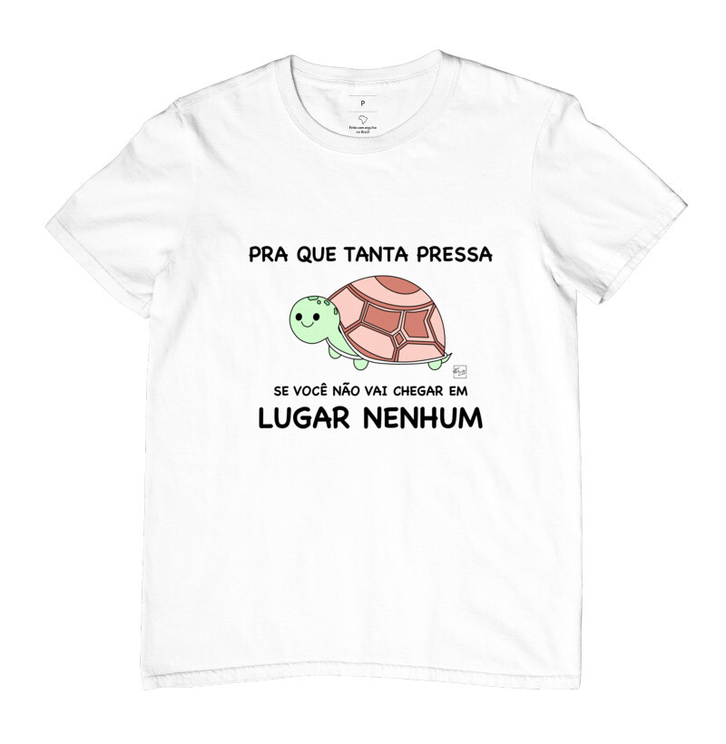 Camiseta Tartaruga Calma