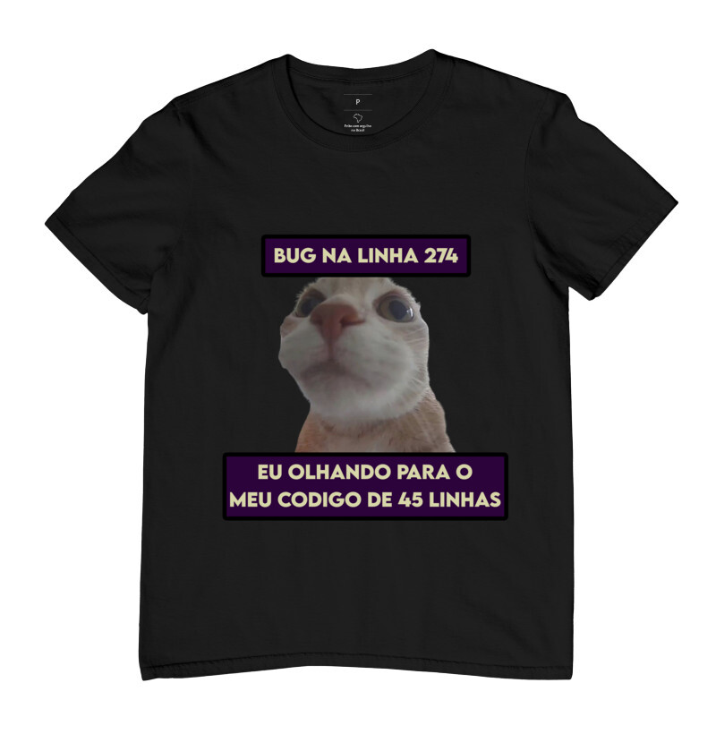 Camiseta Gato Bugado