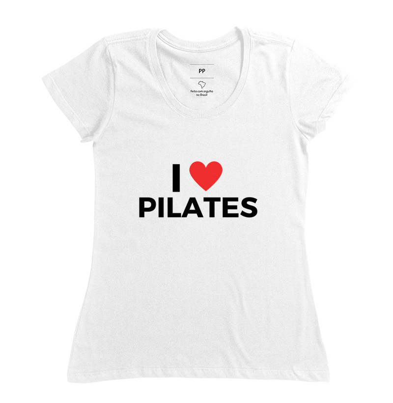 Camiseta I LOVE Pilates