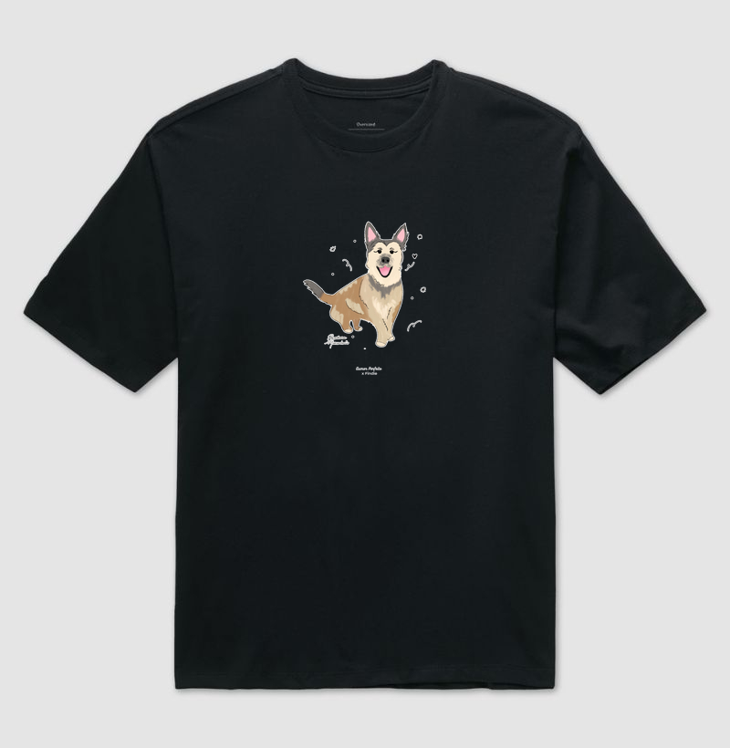 Camiseta Oversized - Aumor Não tem Raça - Tarrafo