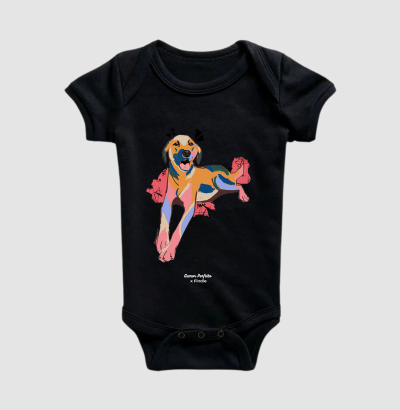 Body Infantil - Aumor Não tem Raça - Barbie