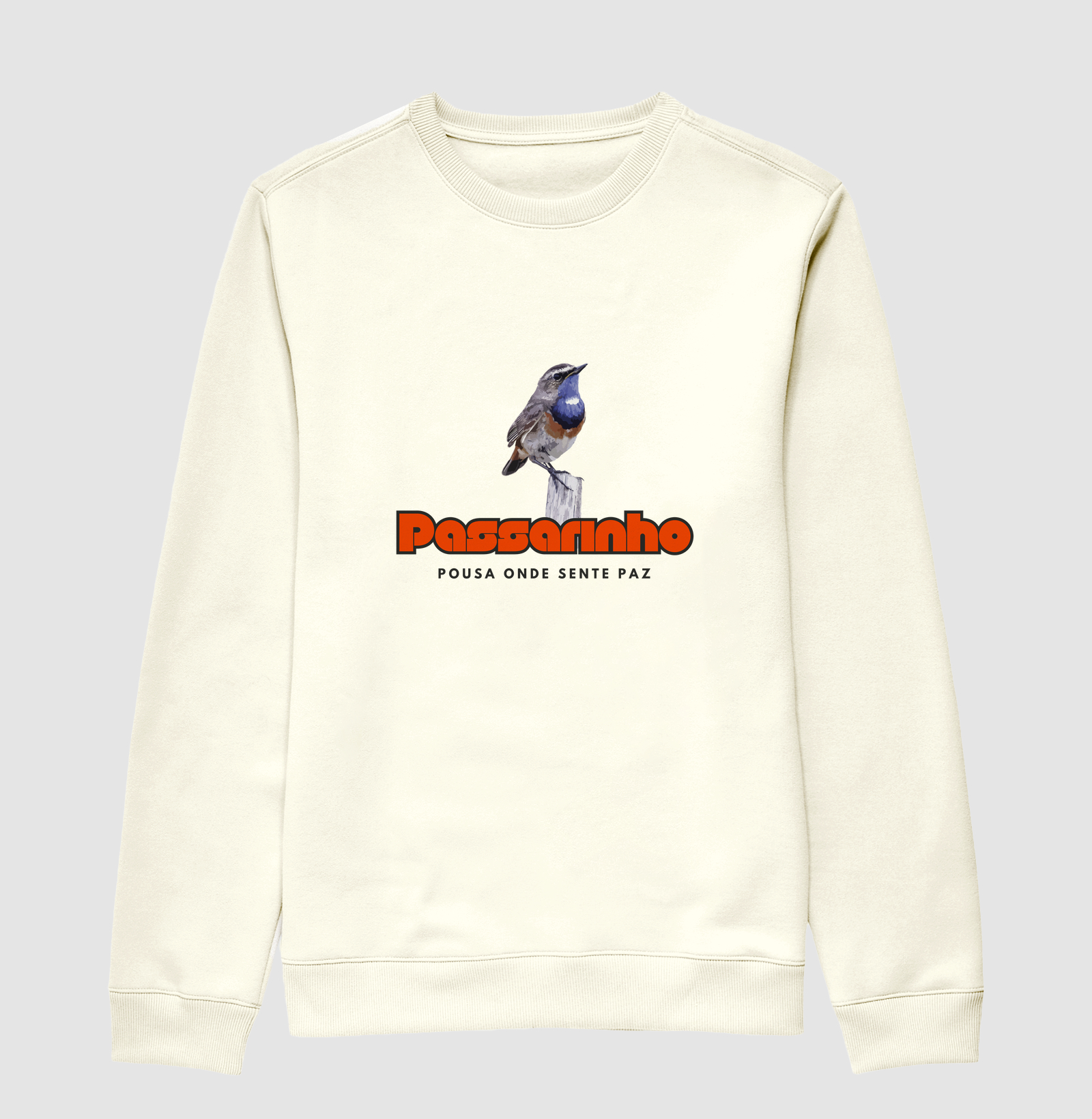 Passarinho pousa onde sente paz 