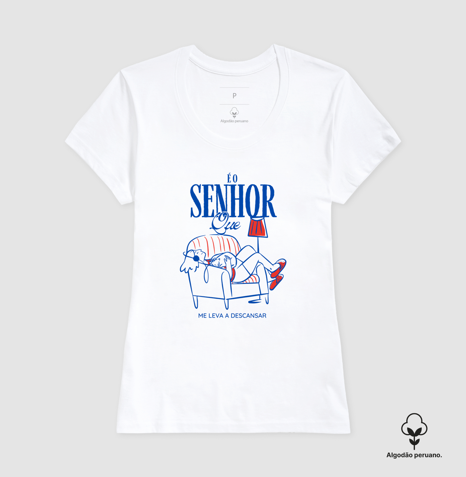 Camiseta Católica | É o Senhor Que Me Leva a Descansar