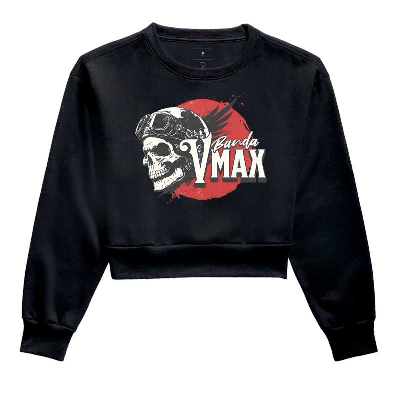 Cropped Moletom Vmax Skull