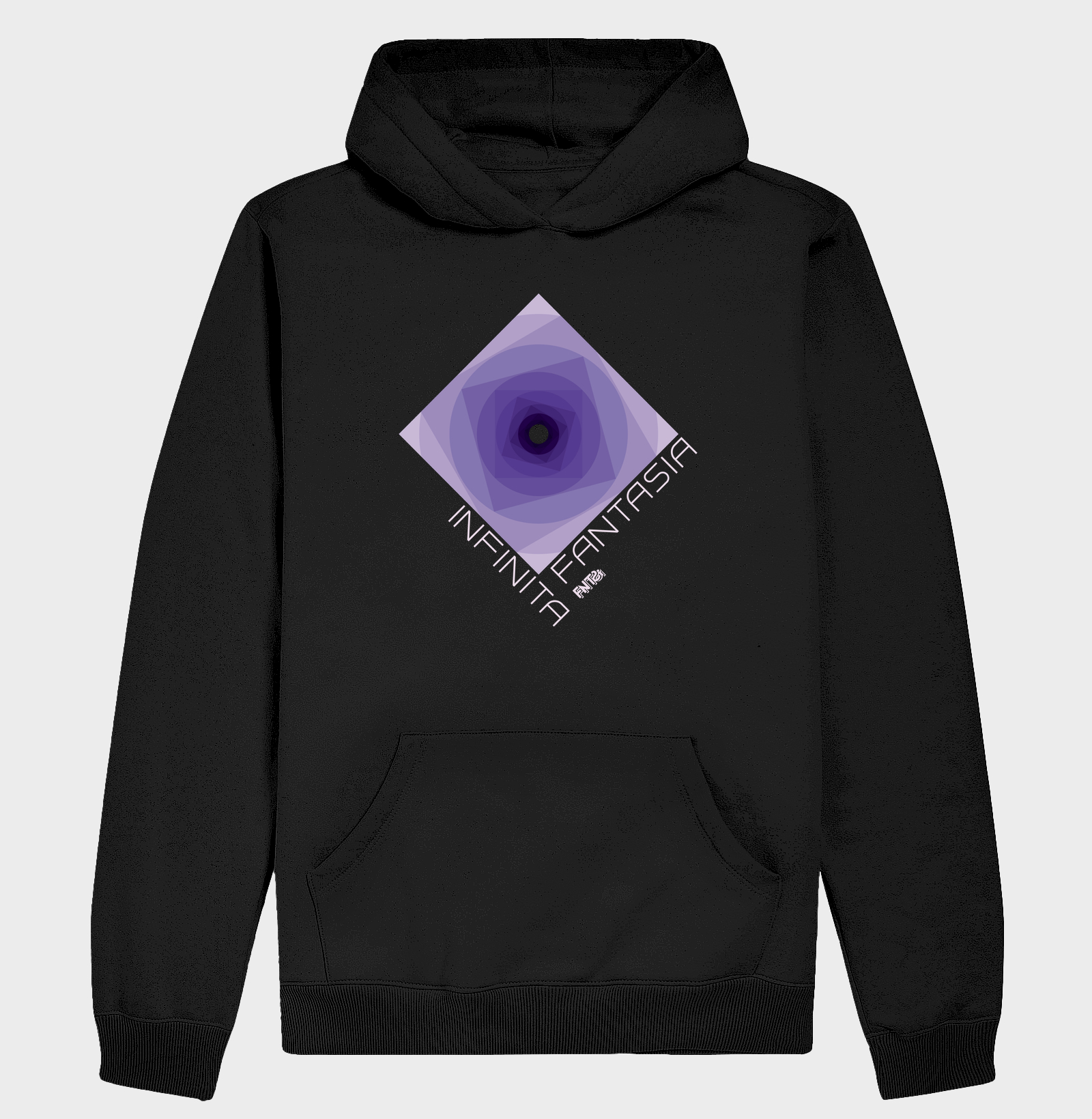 MOLETOM HOODIE SLIM "INFINITA FANTASIA" / ROXO ESTAMPA GRANDE