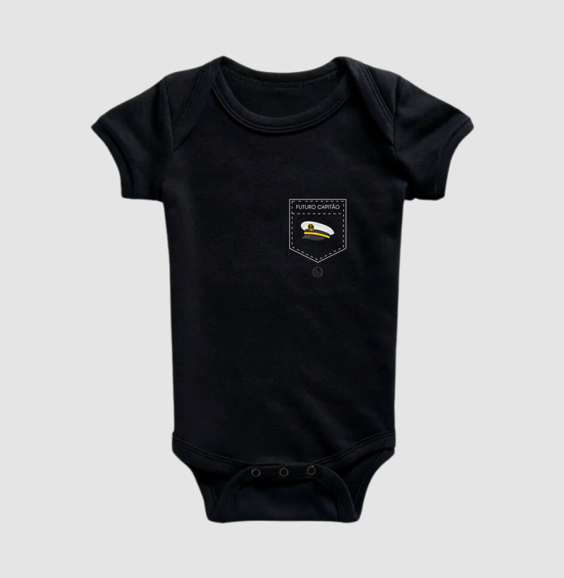 Body Baby Bolso Futuro Capitão
