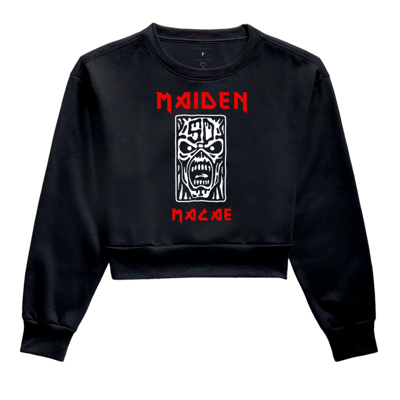 Cropped Moletom Maiden Macaé