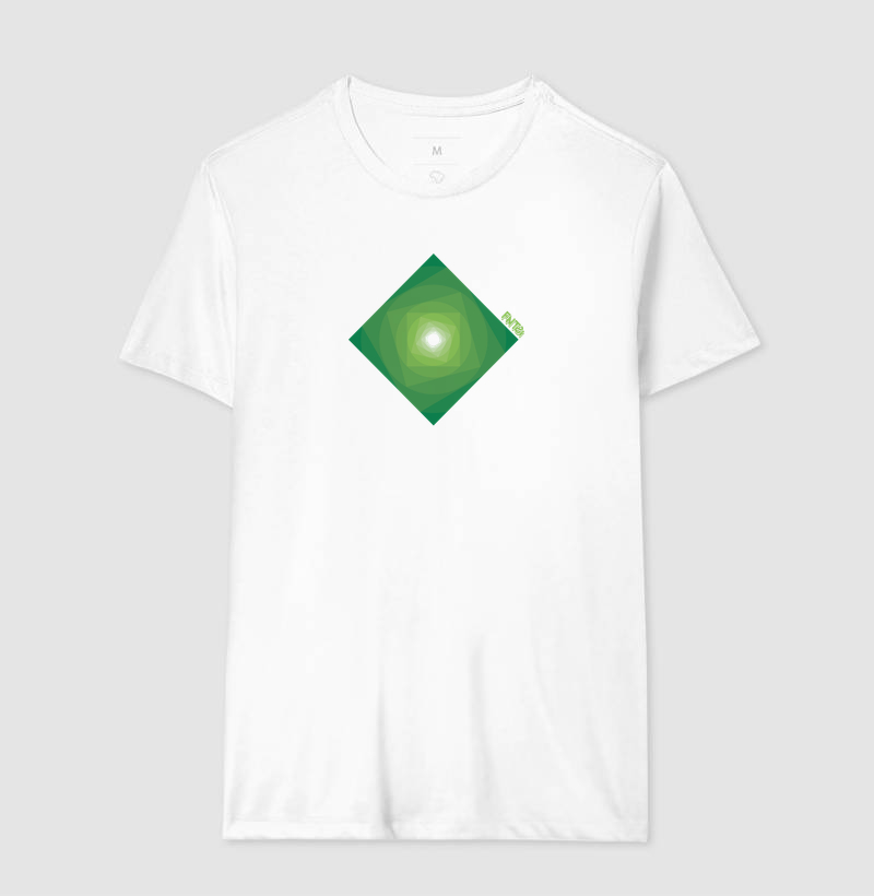 T-SHIRT "INFINITA FANTASIA" / VERDE MINIMAL