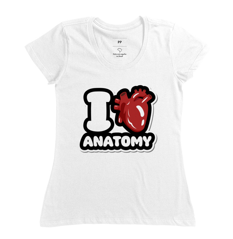 Camiseta I Love Anatomy