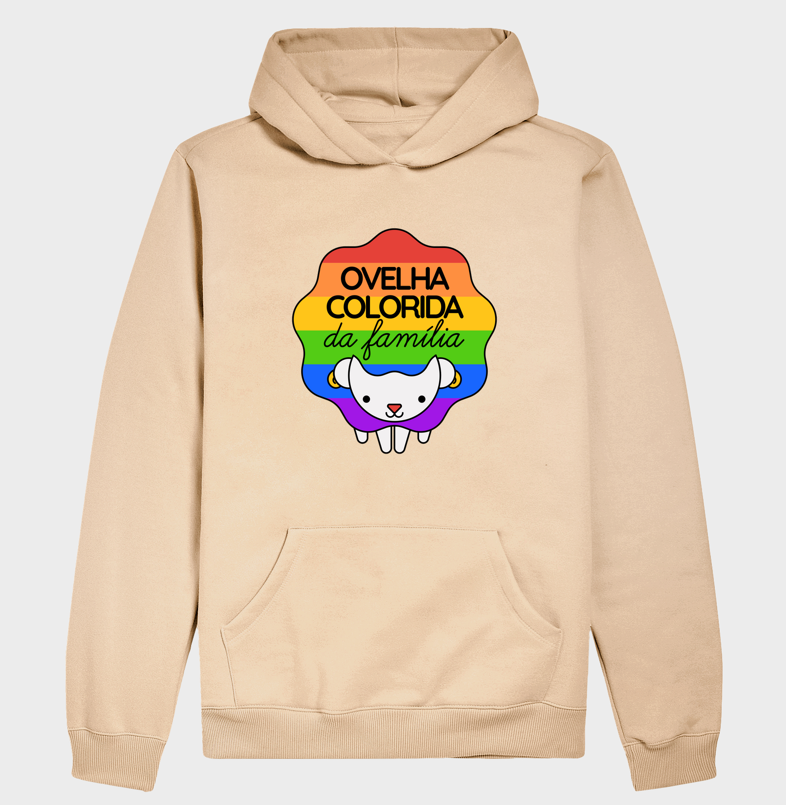 Ovelha colorida da família