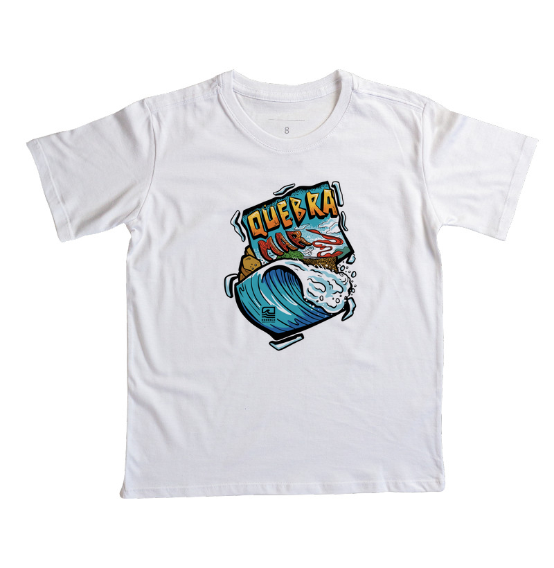 Camiseta Infantil Quebra Mar Graffiti - Cor