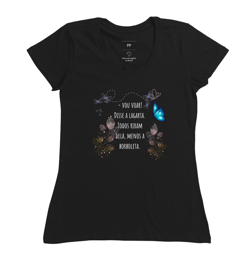  Camiseta Borboleta