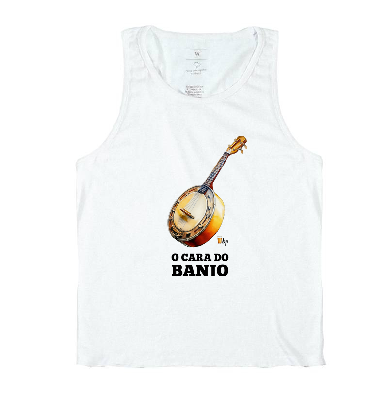 O cara do banjo - com o banjo