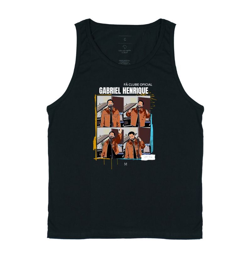 PARCERIA - Gabriel Henrique - Camiseta Regata - When We Were Young  - Fã Clube Oficial 