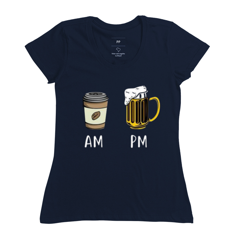 Café/ Cerveja - Camisetas Masc./Fem.
