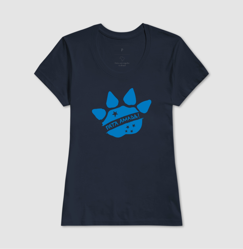 Camiseta Feminina Camaleão Pata Amada
