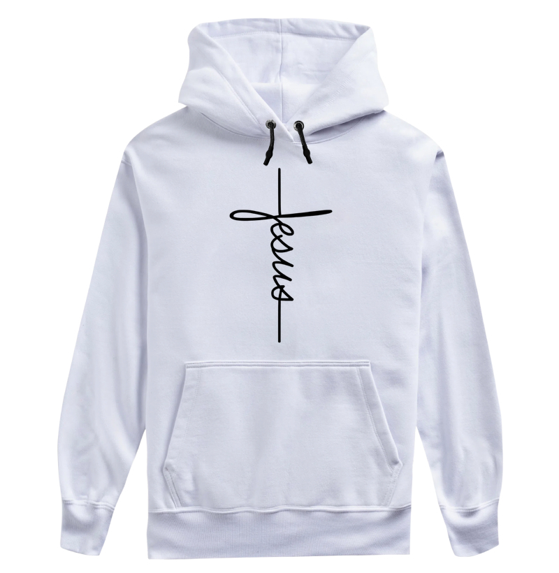 Moletom c/ capuz unisex - Assinatura Jesus