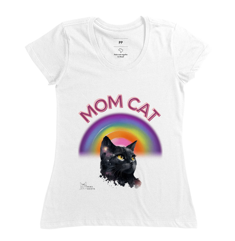 Camiseta "Mom Cat" 