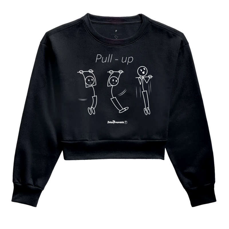 Cropped Moletom Pull-up