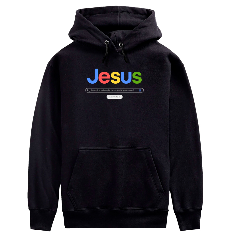 Moletom c/ capuz - Jesus