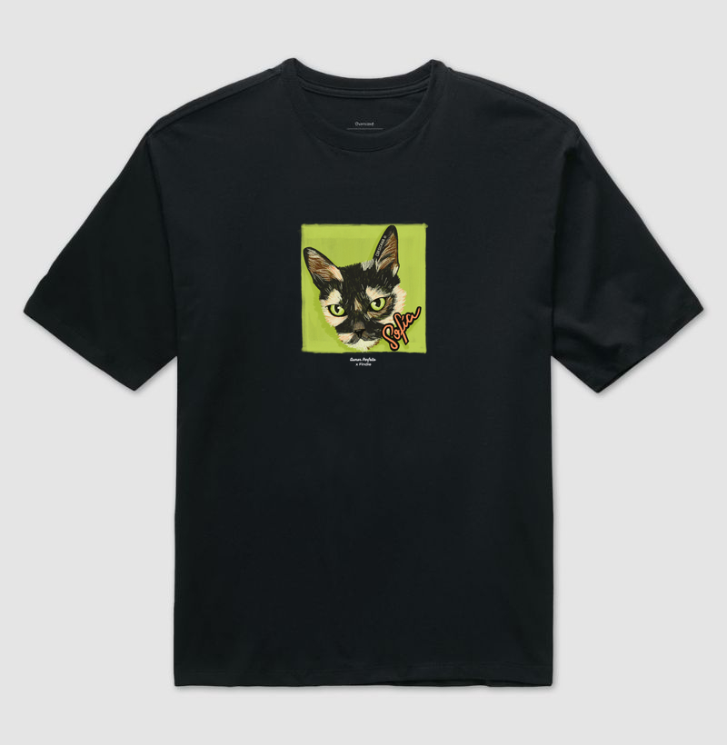 Camiseta Oversized - Aumor Não tem Raça - Sofia