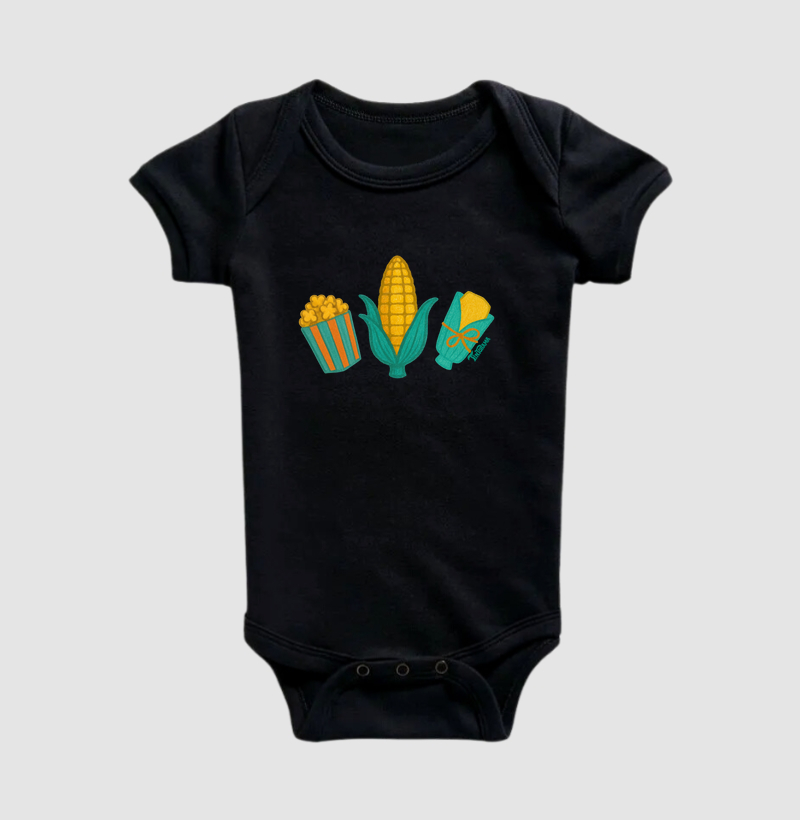 Body Infantil "Milhos"