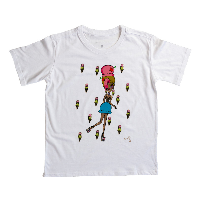Camiseta Sorvete Mini