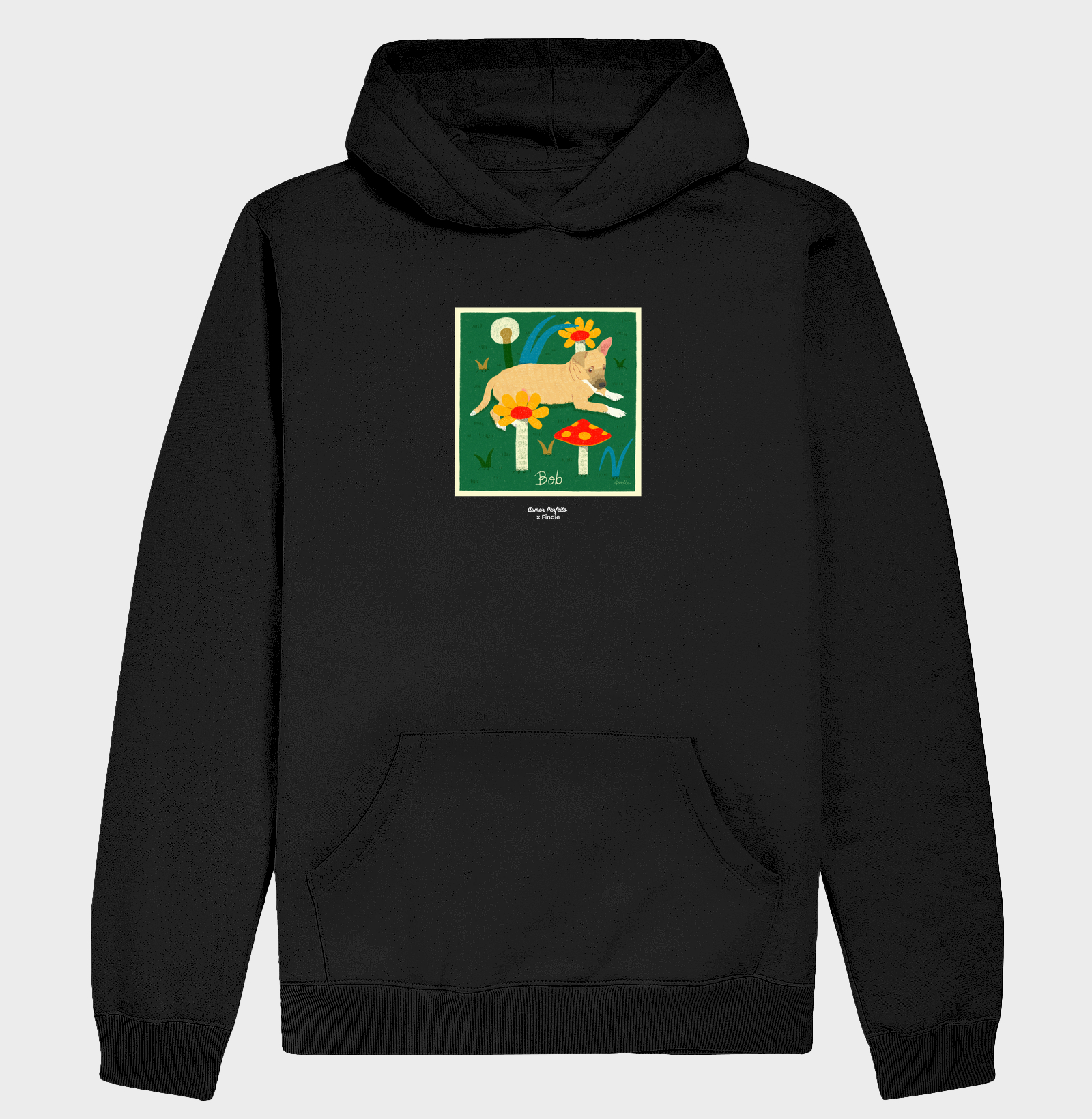 Hoodie Moletom - Aumor Não tem Raça - Bob