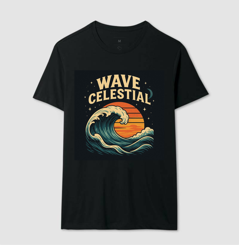 Camiseta Wave celestial