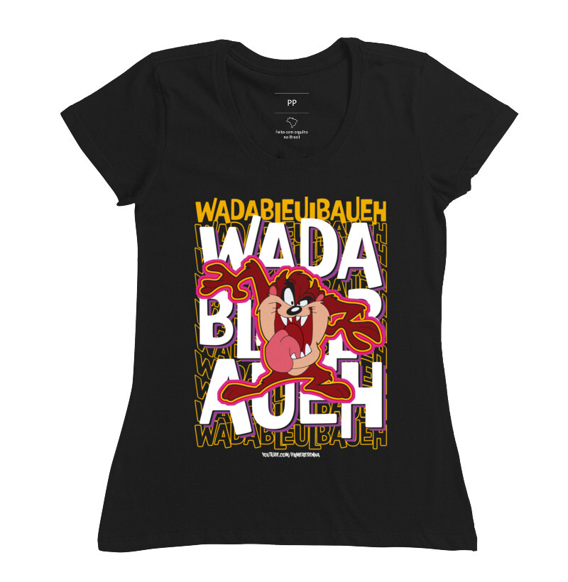 Camiseta "Taz Mania: Wadableulbaueh" (Fem.)