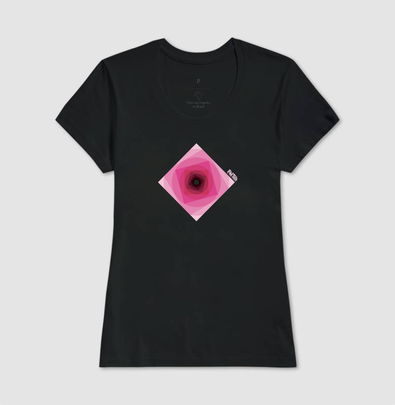 T-SHIRT "INFINITA FANTASIA" / MAGENTA MINIMAL