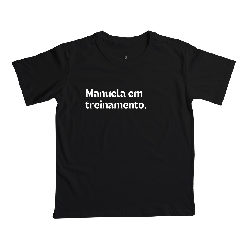 Manuela em treinamento.