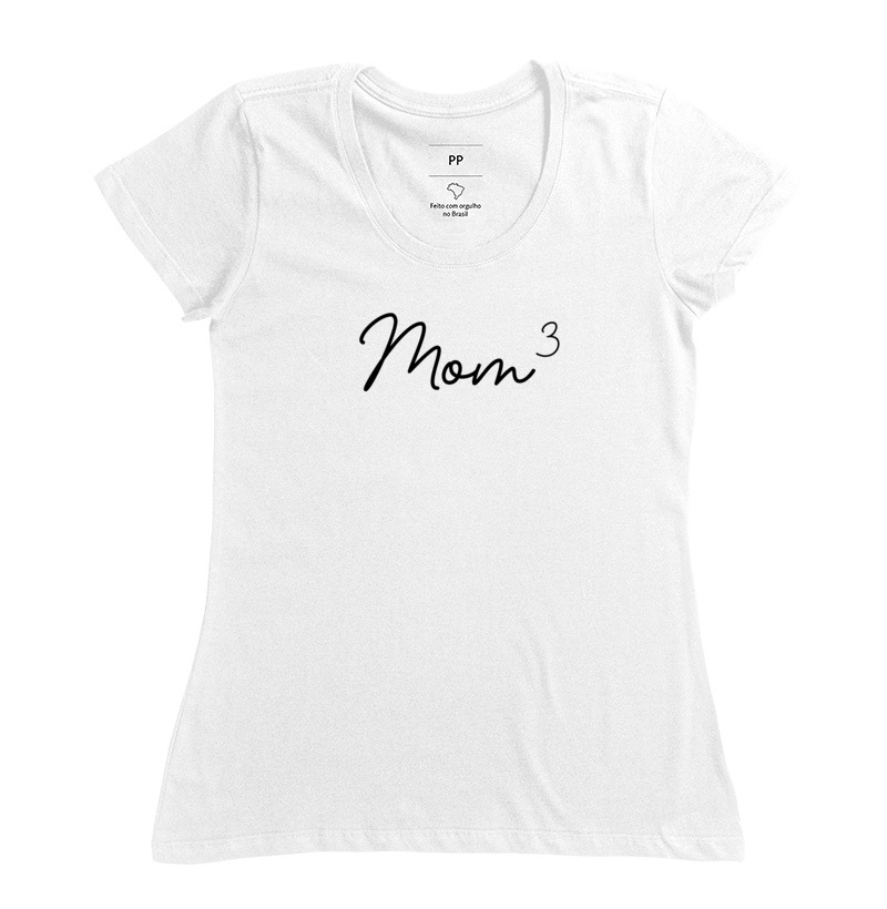 Camiseta Mãe de 3