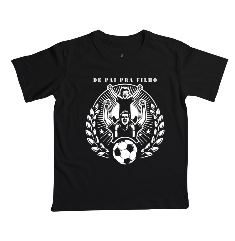 Camiseta De Pai Pra Filho Infantil - Branca