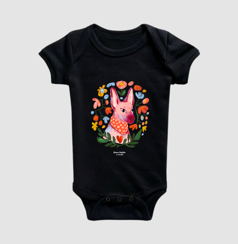 Body Infantil - Aumor Não tem Raça - Menina