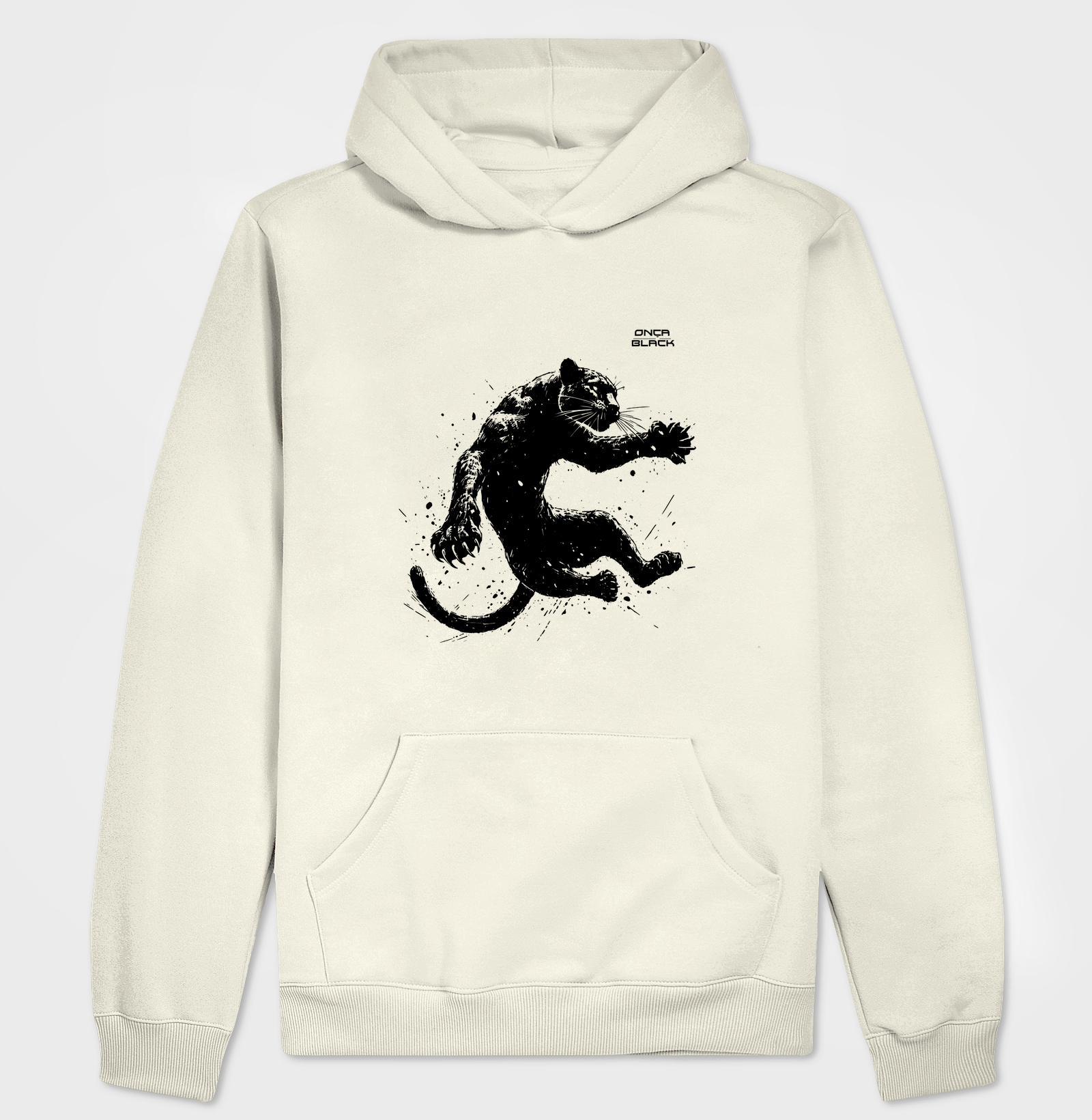 Hoodie Moletom Onça Arte