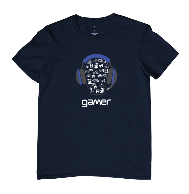 Camiseta masculina Gamer