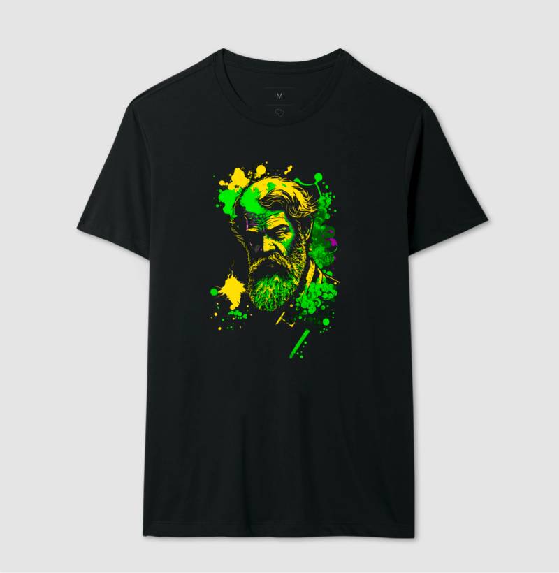 Camiseta "Dom Pedro II - Mangá Style"