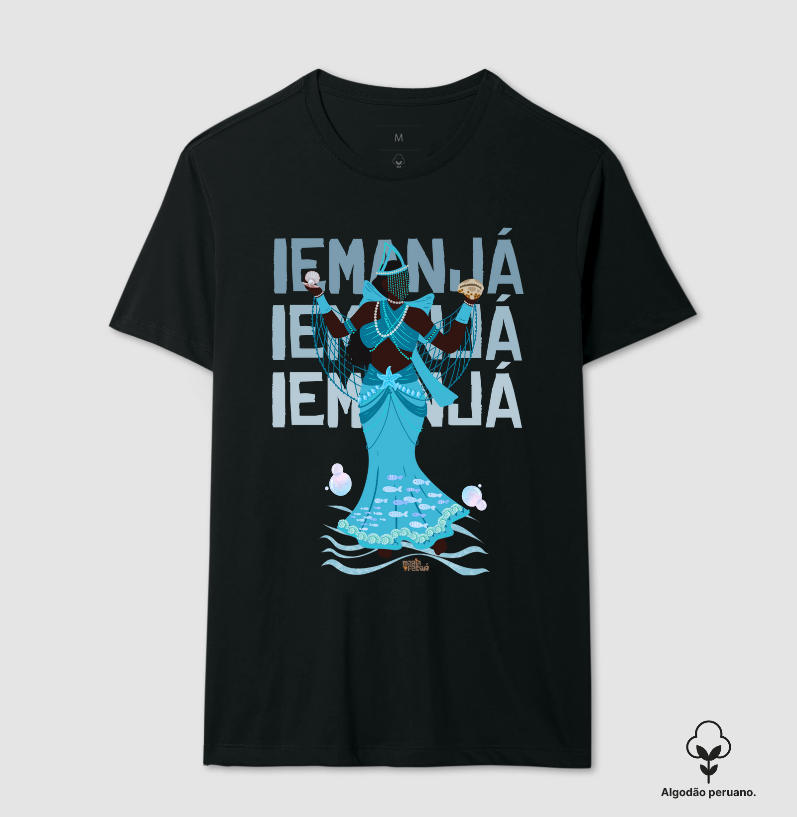 Algodão Peruano Iemanjá Maria Patuá
