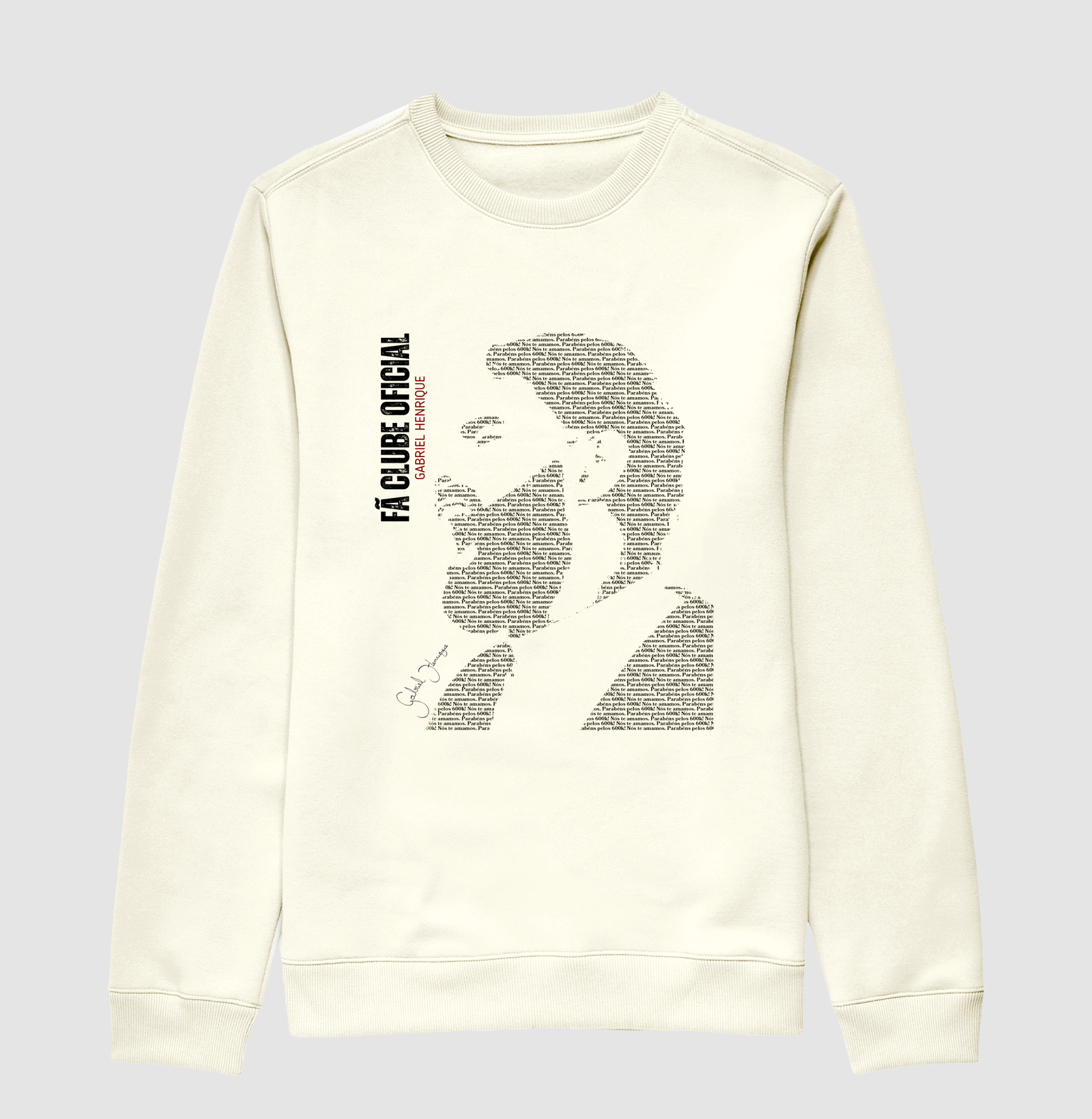 GABRIEL HENRIQUE - Camiseta UNISSEX e Baby Look Feminina - Homenagem - Fã Clube Oficial