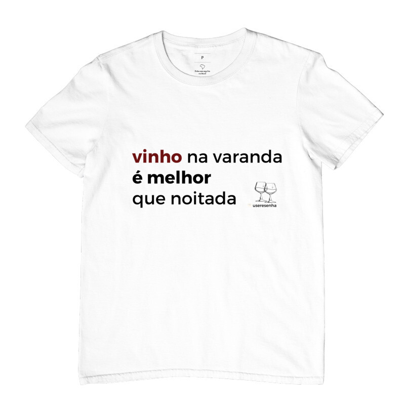 Vinho na varanda